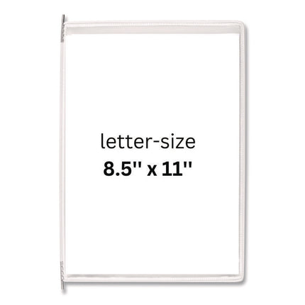 Pivoting Pockets, 1 Section, White, 10/Pack