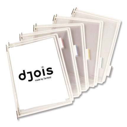 Pivoting Pockets, 1 Section, White, 10/Pack