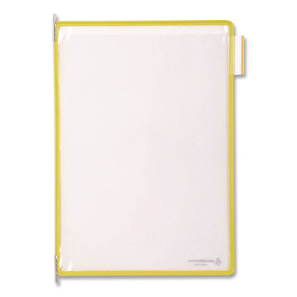 Pivoting Pockets, 1 Section, Yellow, 10/Pack