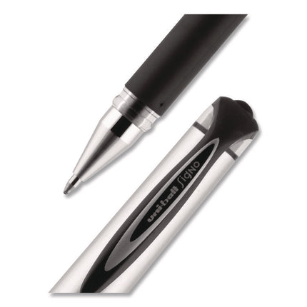 207 Impact Gel Stick Pen Refills, Bold 1 mm Conical Tip, Black Ink, 2/Pack