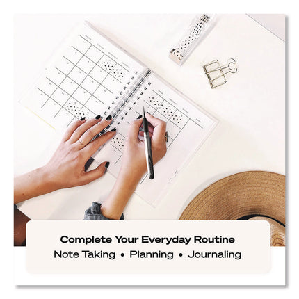 207 Impact Gel Stick Pen Refills, Bold 1 mm Conical Tip, Black Ink, 2/Pack