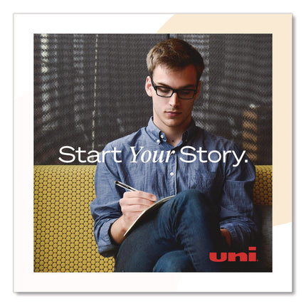 207 Impact Gel Stick Pen Refills, Bold 1 mm Conical Tip, Black Ink, 2/Pack