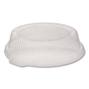 ClearView Dome-Style Lid with Tabs, 8.75" Diameter x 0.8" h, Clear, Plastic, 126/Carton
