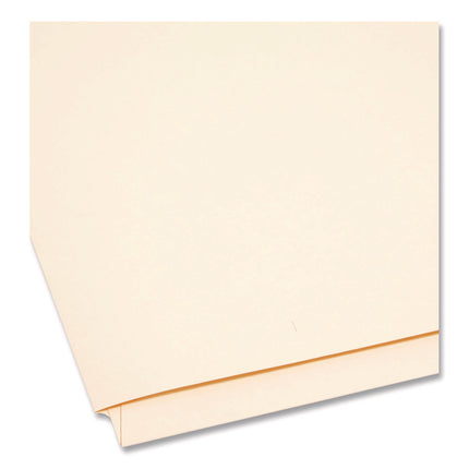 Heavyweight End Tab Fastener Folders, Interior Back-Cover Pocket, 0.75" Expansion, 2 Fasteners, Letter Size, Manila, 50/Box