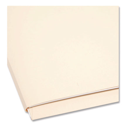 Heavyweight End Tab Fastener Folders, Interior Back-Cover Pocket, 0.75" Expansion, 2 Fasteners, Letter Size, Manila, 50/Box