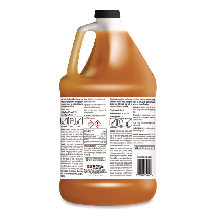 Concentrated Neutral Floor Cleaner, Pine Scent, 1 gal Bottle, 4/Carton