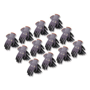 Ultimate Seamless Knit Nylon Gloves, Nitrile Coated Microfoam Grip On Palm, Fingers And Knuckles, Large, Gray, 12 Pairs