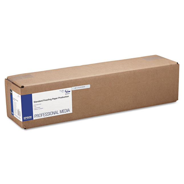 Standard Proofing Paper Production, 9 Mil, 24" X 100 Ft, Semi-Matte White