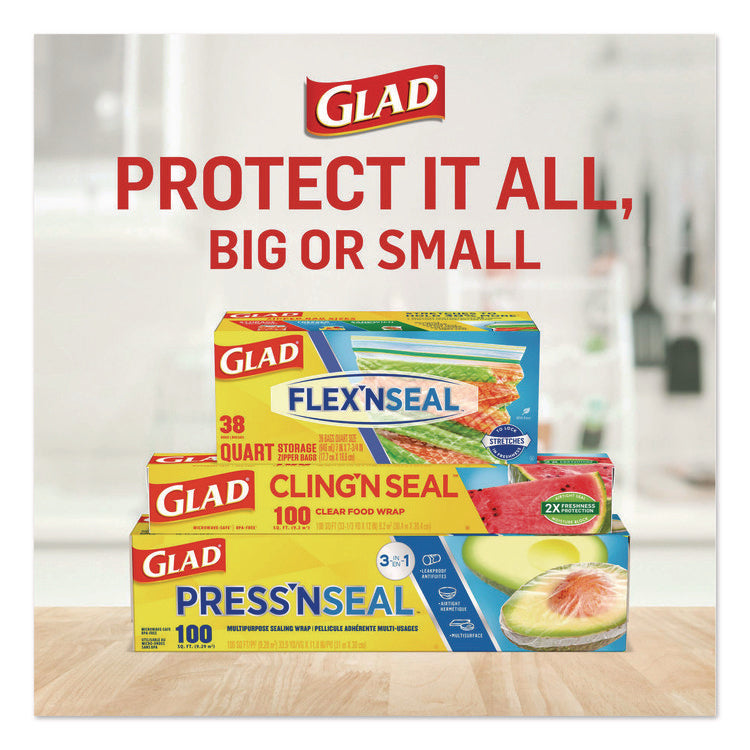 Cling'N Seal Plastic Food Wrap, 200 sq ft