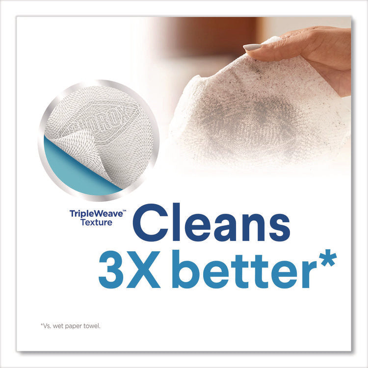 Disinfecting Wipes, Bleach Free Cleaning Wipes, 1-Ply, 7 x 7.75, Crisp Lemon, White, 75/Canister, 6 Canisters/Carton