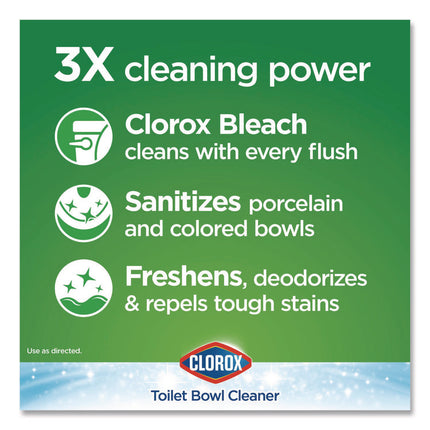Ultra Clean Toilet Tablets Bleach, 3.5 oz Tablet, 2/Pack, 6 Packs/Carton
