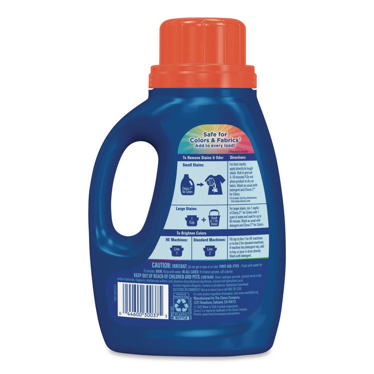 For Colors Stain Remover and Laundry Additive, Bleach Free, Original, 33 oz Bottle, 6/Carton