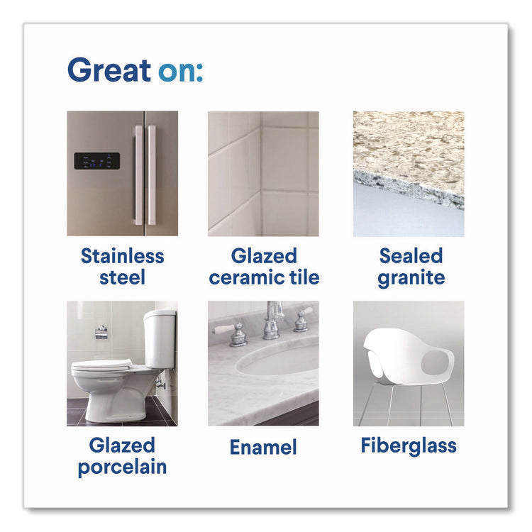 Clean-Up Multi-Surface Cleaner with Bleach, 32 oz Spray Bottle, Rain Clean Scent, 9/Carton