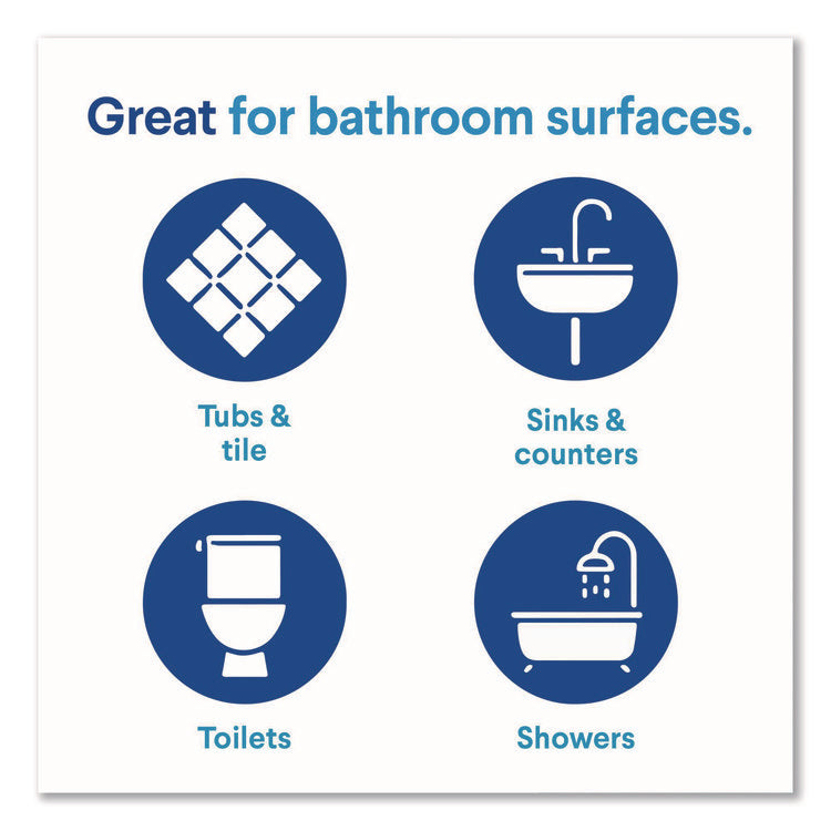 Bathroom Foamer with Bleach, Ocean Mist, 30 oz Spray Bottle, 9/Carton