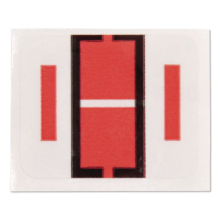 A-Z Color-Coded End Tab Filing Labels, I, 1 X 1.25, White, 500/roll