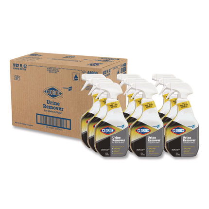 CloroxPro Urine Remover for Stains and Odors, 32 oz Spray Bottle, 9/Carton