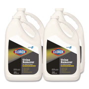 CloroxPro Urine Remover for Stains and Odors, 128 oz Refill Bottle, 4/Carton