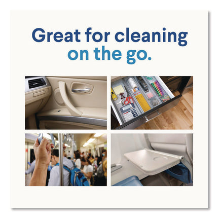 Disinfecting Cleaning Wipes, Flex Pack, 1-Ply, 8 x 7, Lemon Scent, White, 75 Towels/Box
