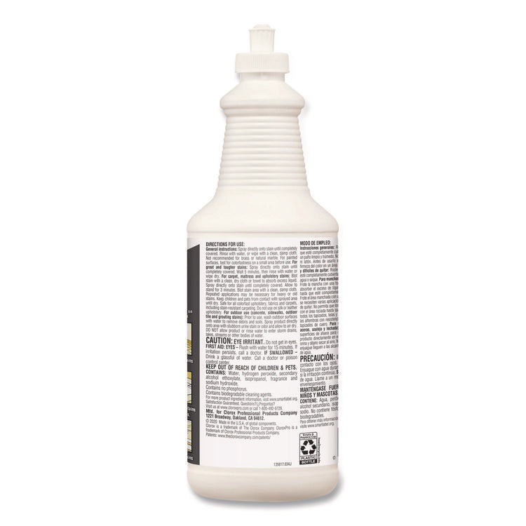 CloroxPro Urine Remover for Stains and Odors, 32 oz Pull top Bottle