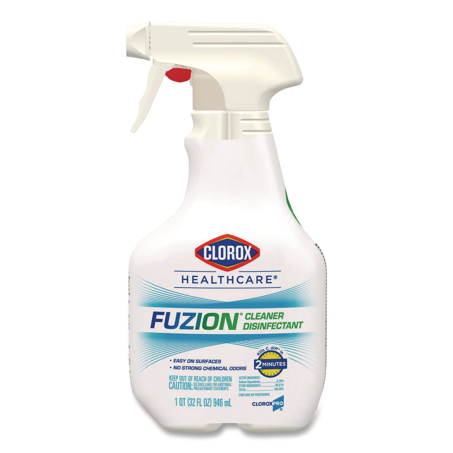 Fuzion Cleaner Disinfectant, 32 Oz Spray Bottle