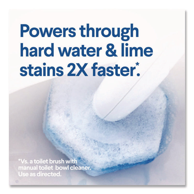 Disinfecting ToiletWand Refill Heads, Toilet Cleaning Scrubbing Pads, Blue/White, 10/Pack, 6 Packs/Carton