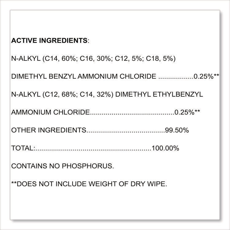 VersaSure Cleaner Disinfectant Wipes, 1-Ply, 6.75 x 8, Fragranced, White, 85/Canister, 6 Canisters/Carton