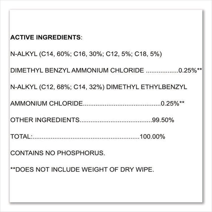 VersaSure Cleaner Disinfectant Wipes, 1-Ply, 6 x 5, Fragranced, White, 150/Canister, 6 Canisters/Carton
