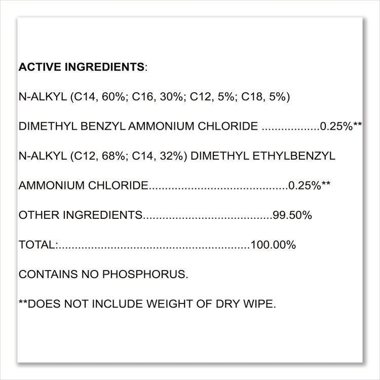 VersaSure Cleaner Disinfectant Wipes, 1-Ply, 6 x 5, Fragranced, White, 150/Canister, 6 Canisters/Carton