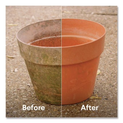 CloroxPro Results Concentrated Outdoor Bleach, 81 oz Bottle, 6/Carton