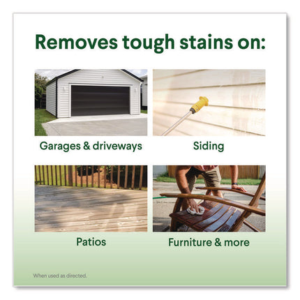 CloroxPro Results Concentrated Outdoor Bleach, 81 oz Bottle, 6/Carton