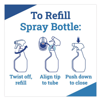 CloroxPro Disinfecting Soap Scum Remover Spray, 32 oz Smart Tube Spray, 9/Carton