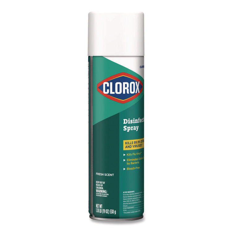 Disinfecting Spray, Fresh, 19 Oz Aerosol Spray, 12/carton