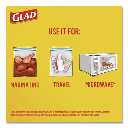 Zipper Food Storage Plastic Sandwich Bags, 6.63 x 5.88, Clear, 50 Bags/Box, 12 Boxes/Carton