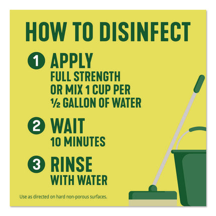 Multi-Surface Cleaner Disinfectant Concentrated, Pine Scent, 14 oz Bottle, 12/Carton