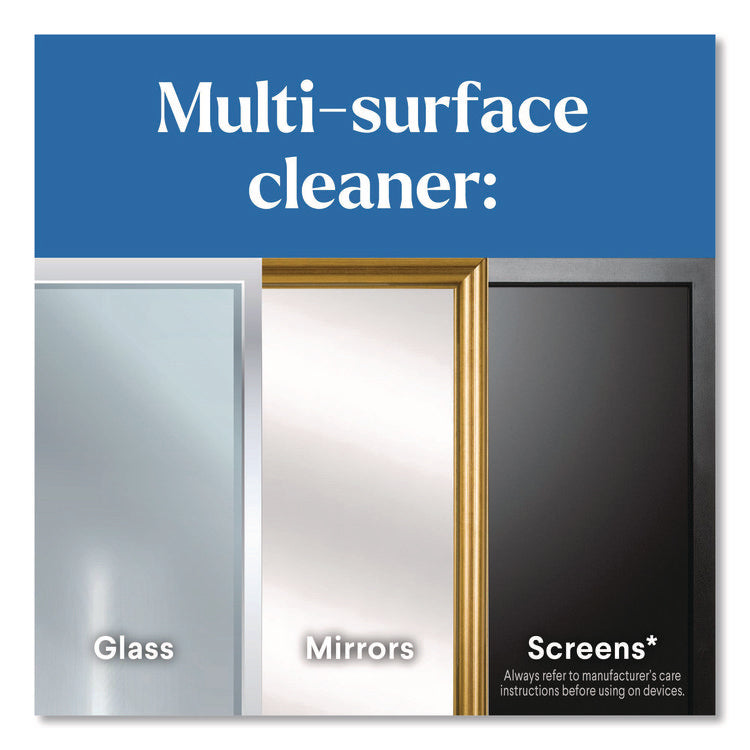 Clorox Pro EcoClean Glass Cleaner, Unscented, 32 oz Spray Bottle, 9/Carton