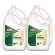 Clorox Pro EcoClean All-Purpose Cleaner, Refill, Unscented, 128 oz Bottle, 4/Carton