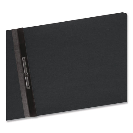 Prong Fastener Premium Pressboard Report Cover, Two-Piece Prong Fastener, 2" Capacity, 8.5 X 11, Black/black