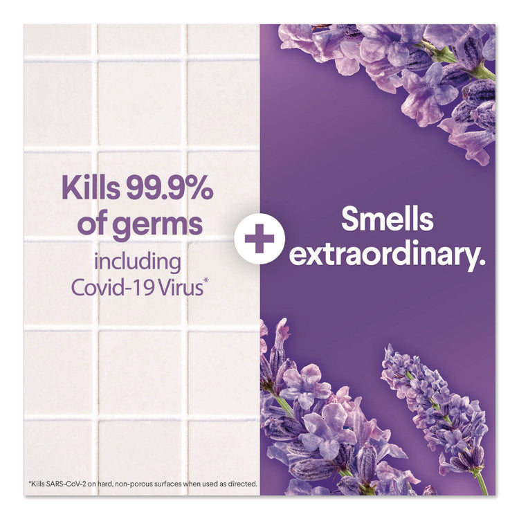 Scentiva Disinfecting Multi-Surface Cleaner, Bleach Free, Lavender and Jasmine, 32 oz Spray Bottle, 9/Carton