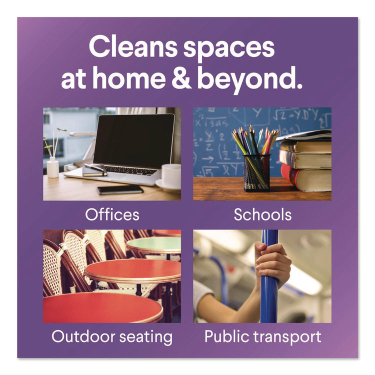 Scentiva Disinfecting Multi-Surface Cleaner, Bleach Free, Lavender and Jasmine, 32 oz Spray Bottle, 9/Carton