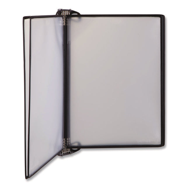 PRO Series Magnetic Wall Reference System, 5 Panels with Black Borders, Black Base