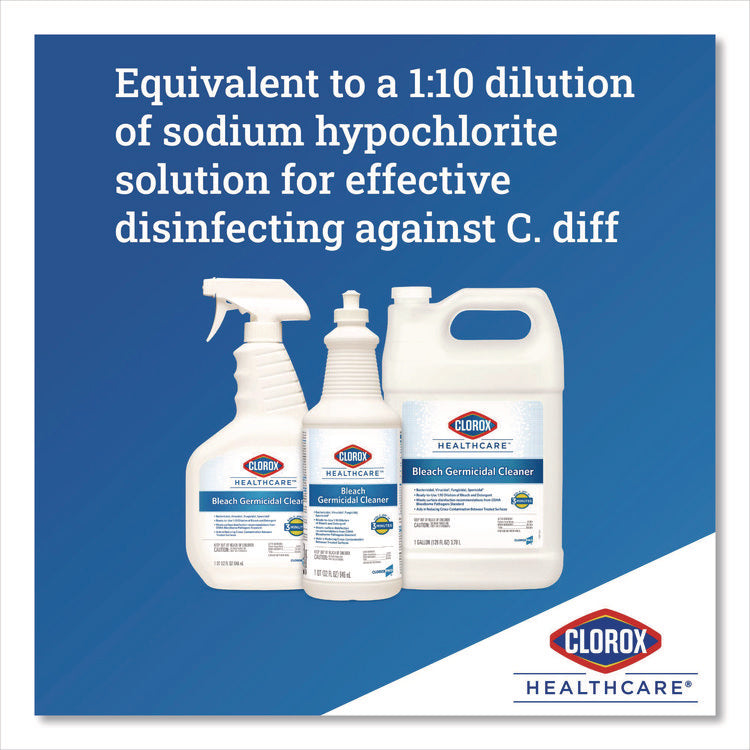 Bleach Germicidal Cleaner, 32 Oz Spray Bottle, 6/carton