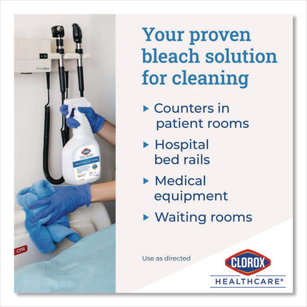 Bleach Germicidal Cleaner, 32 Oz Spray Bottle, 6/carton