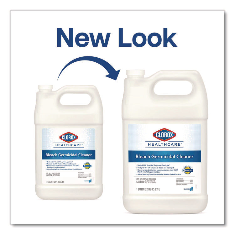 Bleach Germicidal Cleaner, 128 Oz Refill Bottle, 4/carton