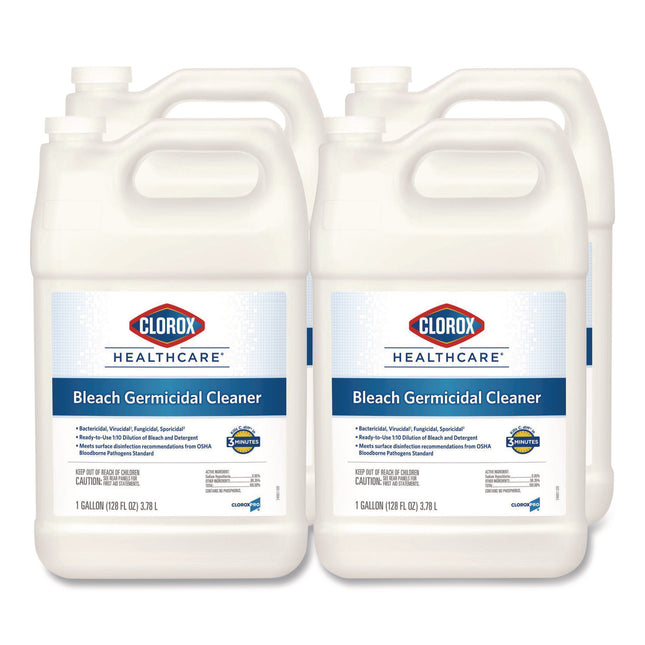 Bleach Germicidal Cleaner, 128 Oz Refill Bottle, 4/carton
