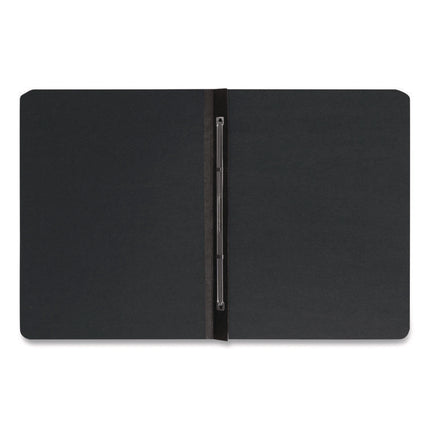 Prong Fastener Premium Pressboard Report Cover, Two-Piece Prong Fastener 3" Capacity, 8.5 X 11, Black/black