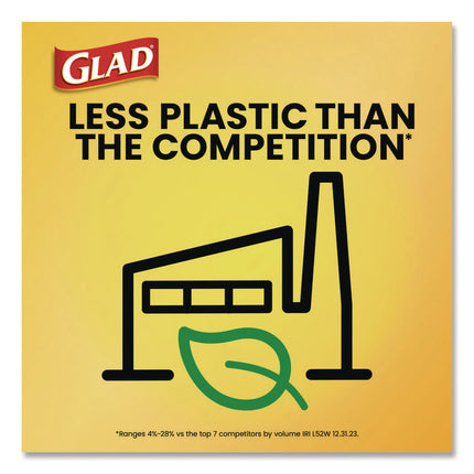 Guaranteed Strong Large Drawstring Trash Bags, Three-Ply, 30 gal, 1.05 mil, 30 x 33, Black, 28/Box