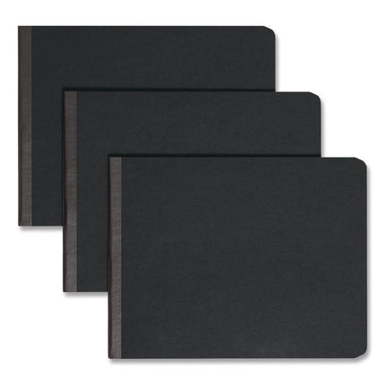 Prong Fastener Premium Pressboard Report Cover, Two-Piece Prong Fastener, 2" Capacity, 8.5 X 11, Black/black