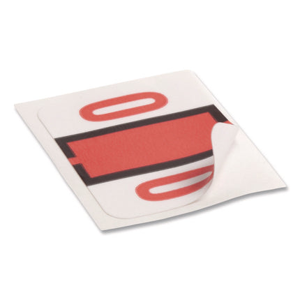 Numerical End Tab File Folder Labels, 0-9, 1 X 1.25, White, 500/roll, 10 Rolls/box
