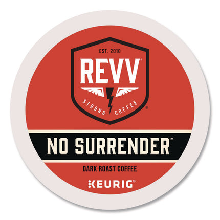 No Surrender K-Cup, Dark Roast, K-Cup, 24/box