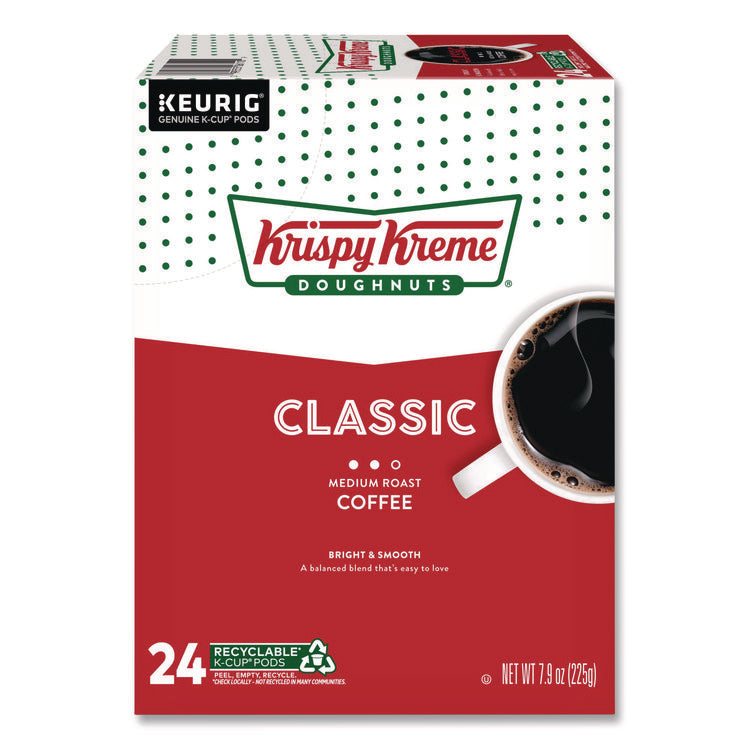 Classic Coffee K-Cups, Medium Roast, 24/box
